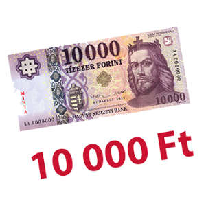 10.000 forint KÉSZPÉNZ